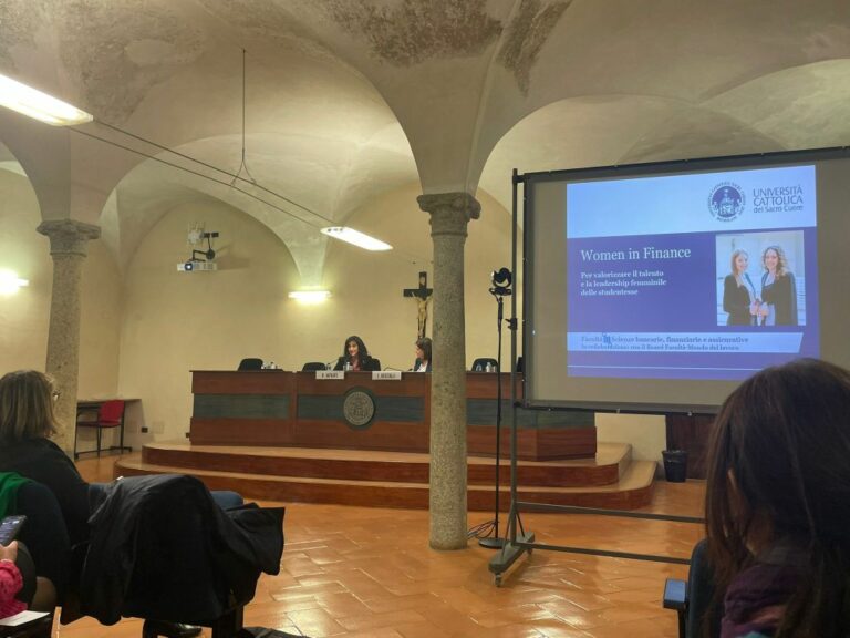 “Women in Finance”, programma Università Cattolica su parità di genere