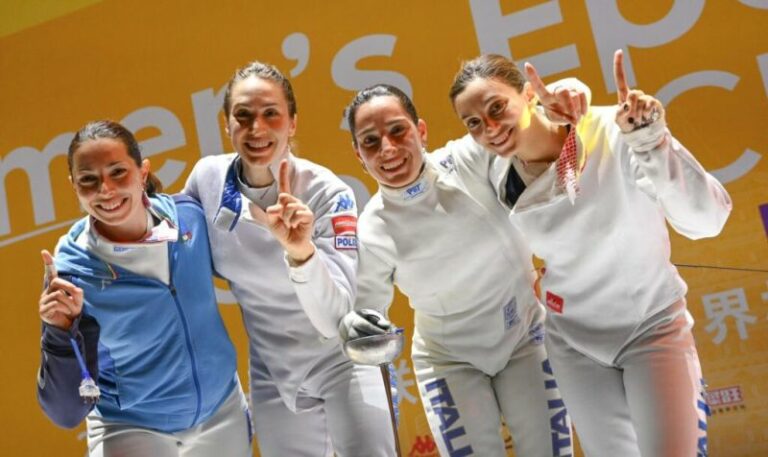 L’Italia delle spadiste è d’oro in Cina anche nella prova a squadre