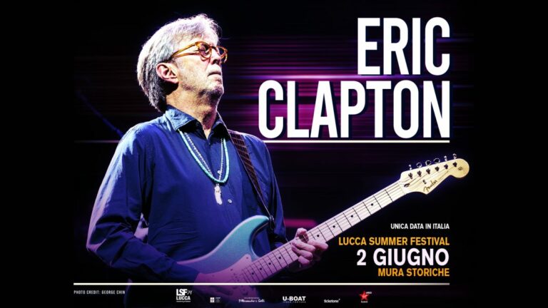 Eric Clapton aprirà il 2 giugno il Lucca Summer Festival