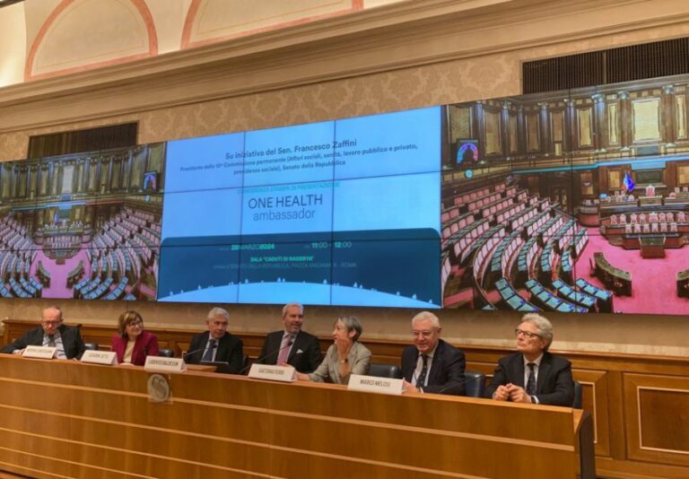 “One Health Ambassador”, progetto presentato in Senato