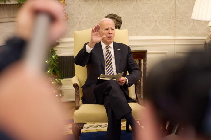 U.S., Washington: Meeting of the US President Joe Biden with Ukrainian President Volodymyr Zelensky