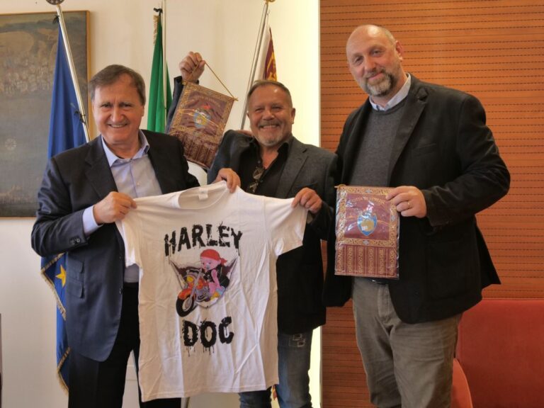 Sindaco Brugnaro riceve Rudi Zanatta e Paolo Scatamburlo