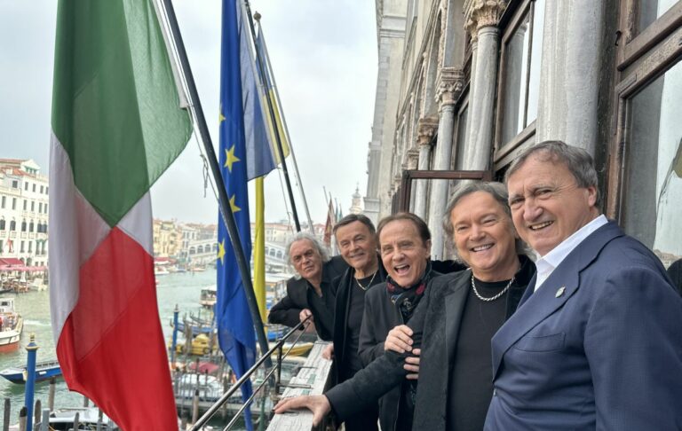 Il sindaco Brugnaro riceve i Pooh a Ca’ Farsetti