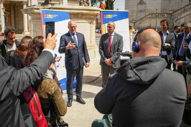 Partito da Piazza del Campidoglio il progetto Roma5G