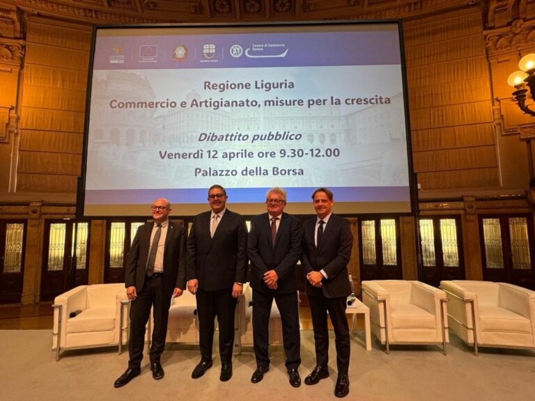 Commercio e artigianato, Toti “Nuovo patto per l’occupazione”