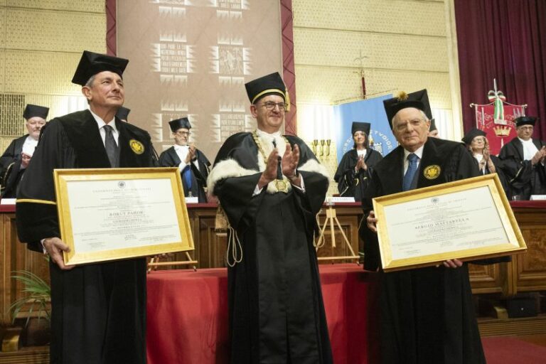A Trieste laurea honoris causa ai presidenti Mattarella e Pahor