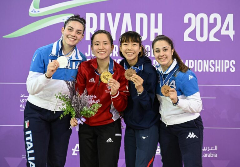 Mondiali Giovani, doppio podio azzurro nel fioretto femminile