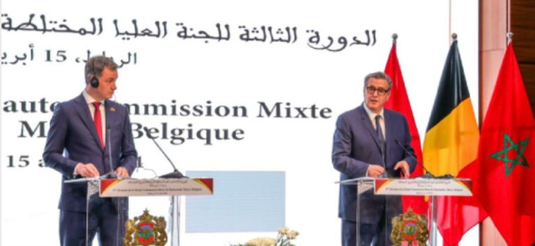 Belgium supports the initiative for the autonomy of Western Sahara