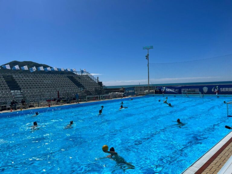 Soprallugo Assessore allo Sport alla piscina di Punta Sant’Anna a Recco