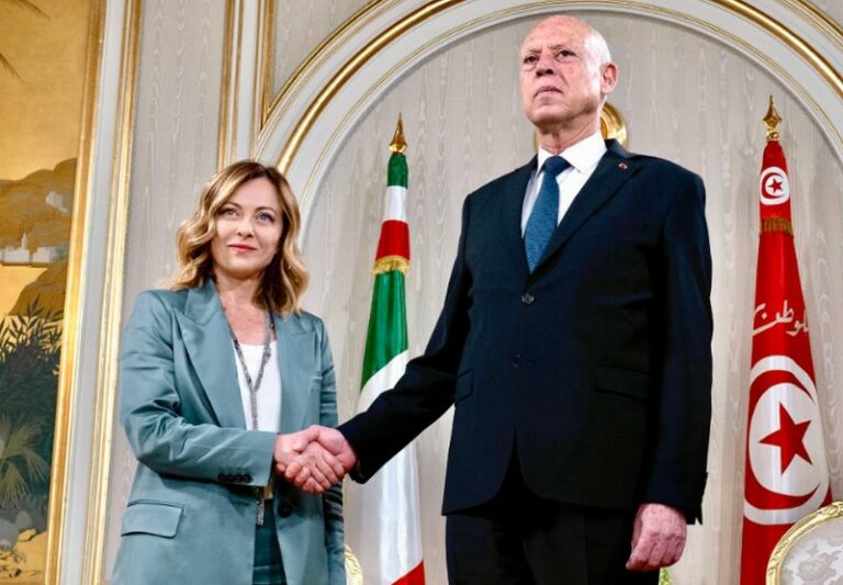 Meloni “Italy working together with Tunisia to curb illegal migration
