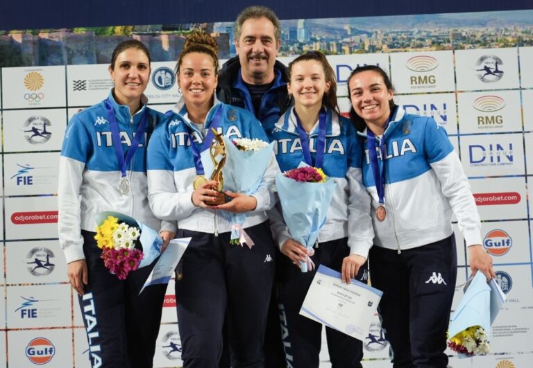 Trionfo Italia a Tbilisi, quattro fiorettiste azzurre sul podio
