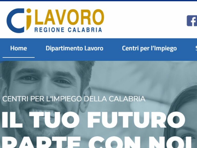 Al via nuovo portale per conoscere le politiche del lavoro in Calabria