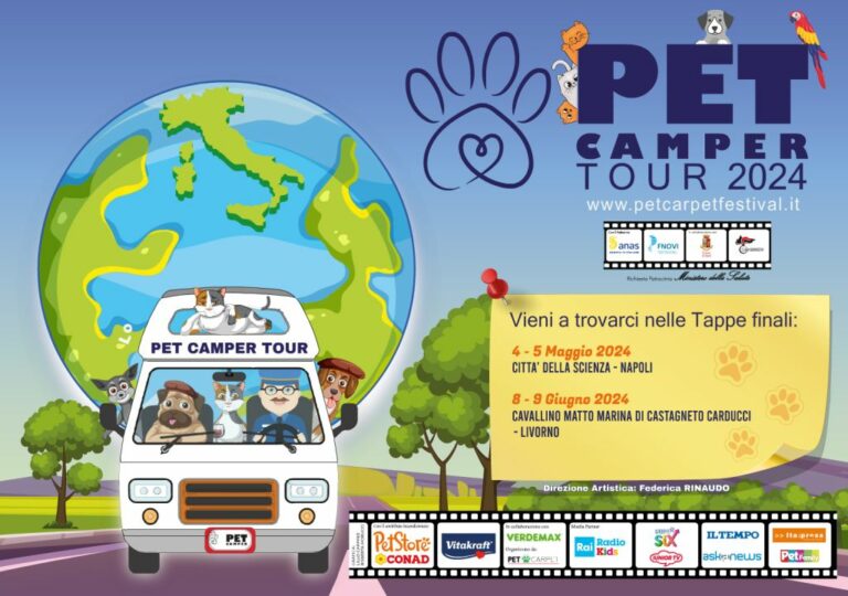 Arriva a Napoli il Pet Camper Tour contro l’abbandono