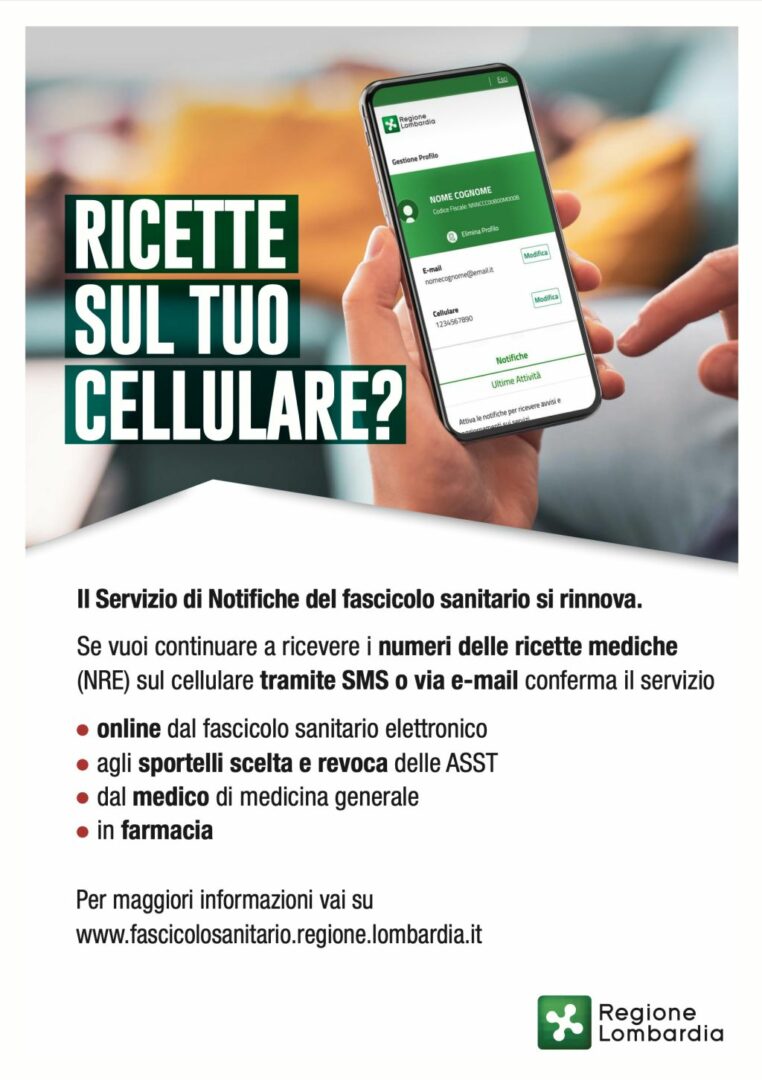 Lombardia, nessuna interruzione servizio ricette elettroniche