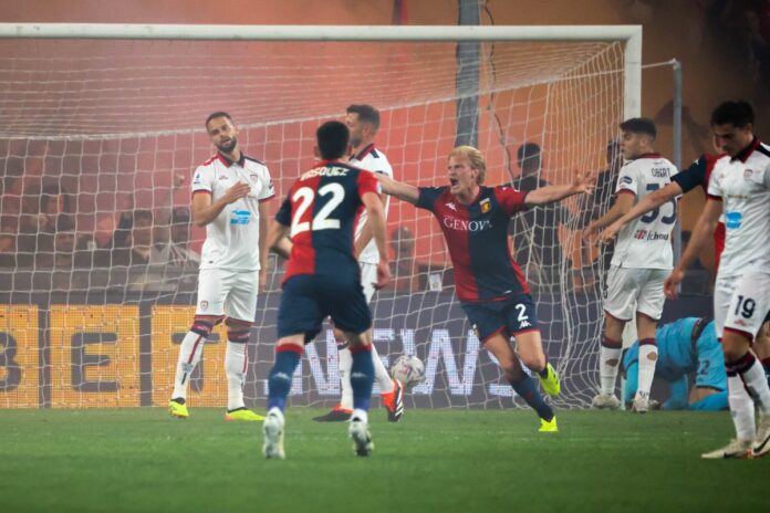 Italian soccer Serie A match - Genoa CFC vs Cagliari Calcio