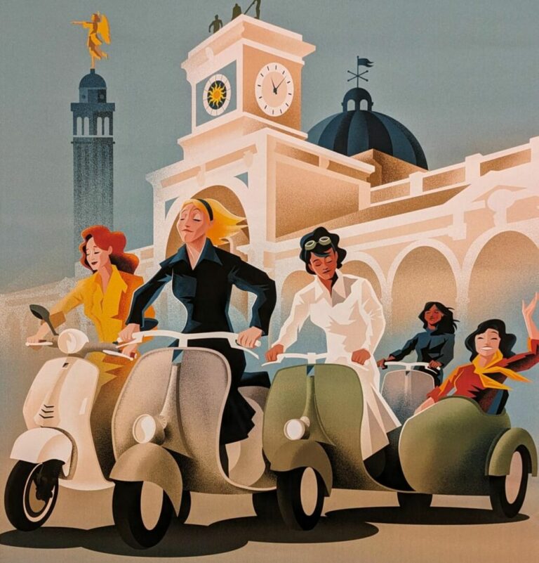 Congresso nazionale Vespa a Udine promuove tutto il Friuli