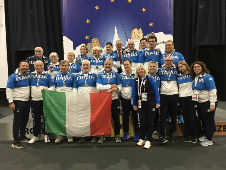 L’Italscherma trionfa agli Europei Master in Belgio