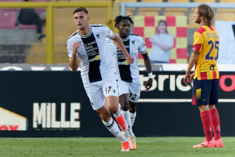 L’Udinese vince a Lecce, punti d’oro verso la salvezza