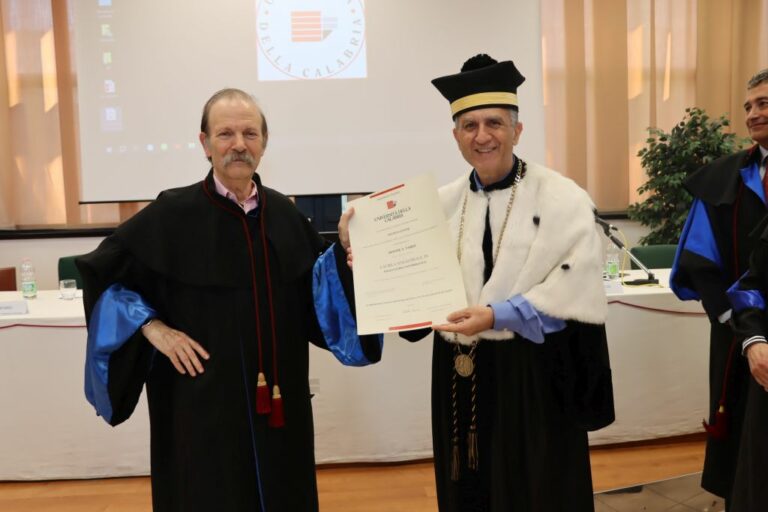 All’Unical laurea ad honorem allo scienziato Moshe Vardi