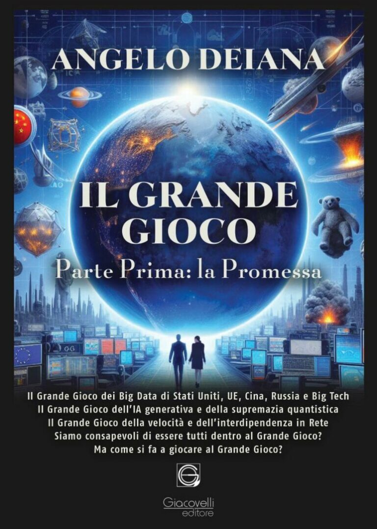 Libri, esce “Il grande gioco-parte prima: la promessa” di Angelo Deiana