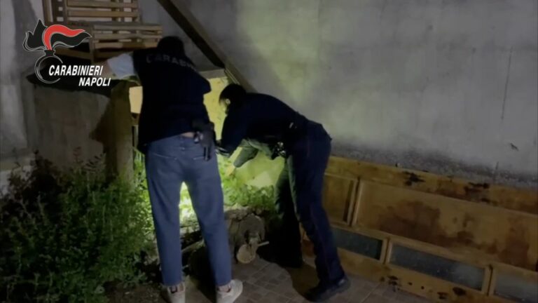 Napoli, Carabinieri arrestano catturando. Dietro villa scala per la fuga