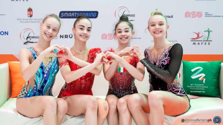 Italbaby quinta agli Europei di ritmica a Budapest