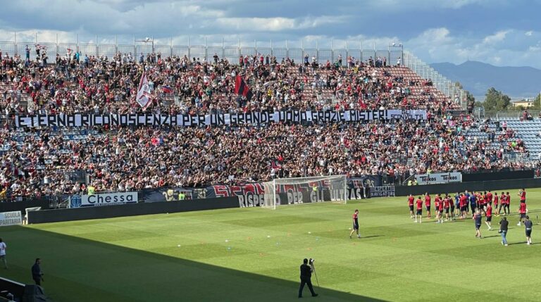 Cagliari saluta Ranieri “Eterna riconoscenza grande uomo”