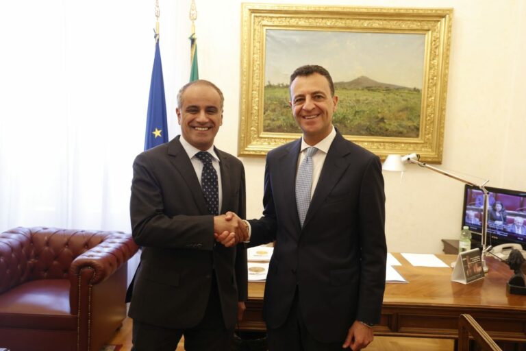 Minardo riceve ambasciatore degli Emirati Arabi Uniti in Italia