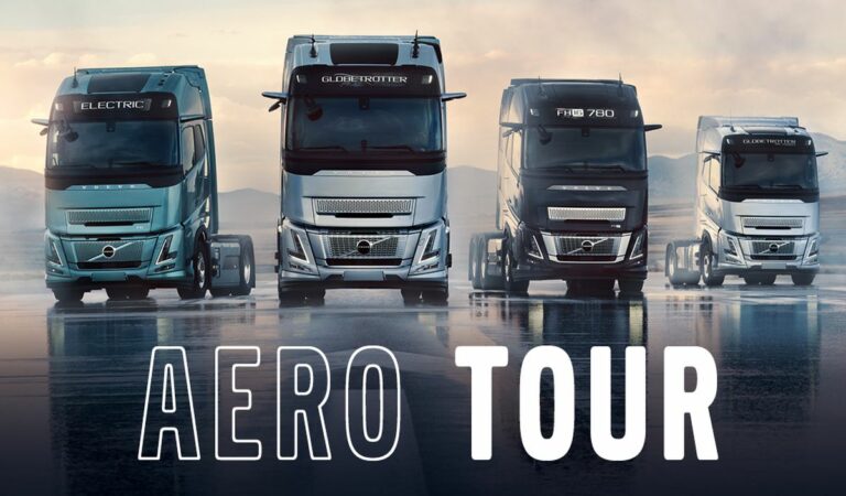 Parte l’Aero Tour di Volvo Trucks, in viaggio per l’Italia