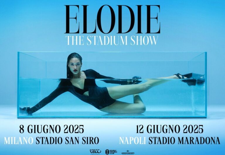 Elodie, The Stadium Show nel 2025 a San Siro e al Maradona
