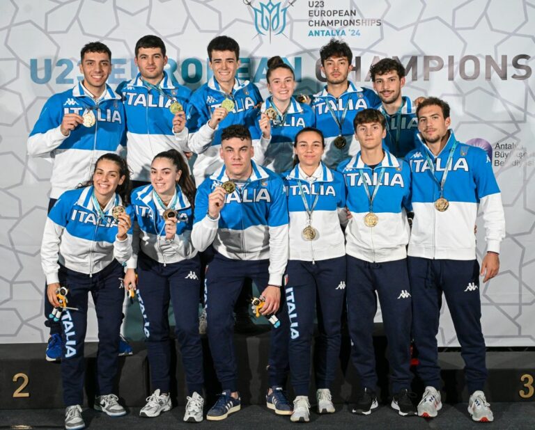 Europei U.23: tripletta d’oro per le squadre azzurre
