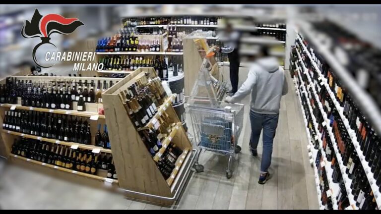 Vimodrone, rubano bottiglie Champagne. Provvedimento cautelare per tre