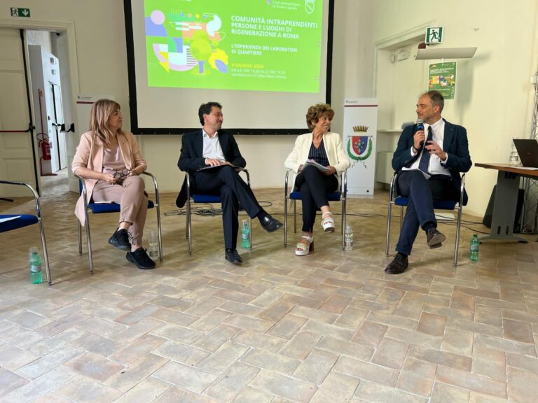 Roma, al via i laboratori di quartiere