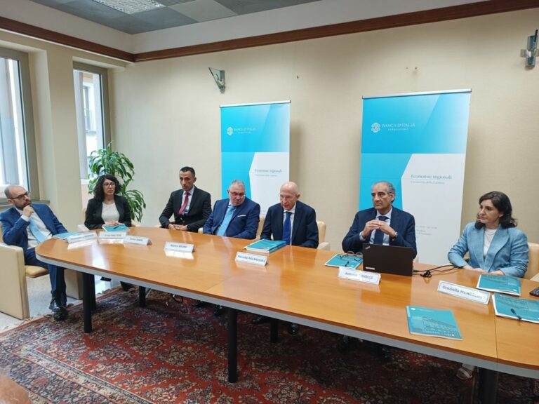 Bankitalia, in Calabria nel 2023 l’economia rallenta