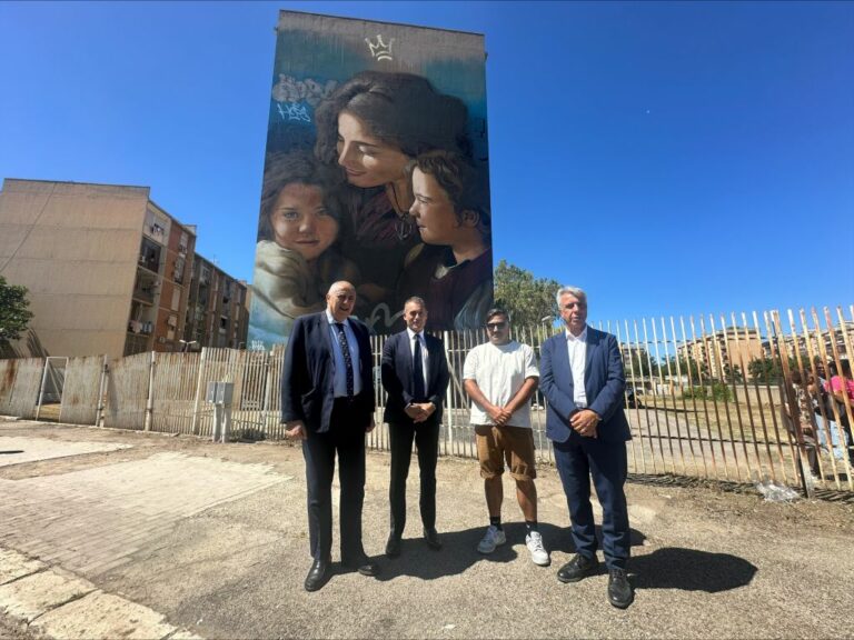 Svelato “Hope”, nuovo murale di Giulio Rosk allo Sperone a Palermo