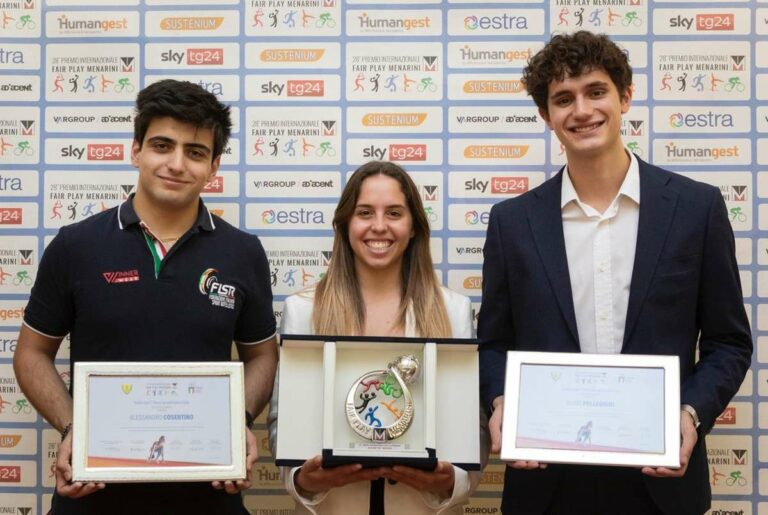 Fair Play Menarini, a Mori Premio FFGG Studio e Sport