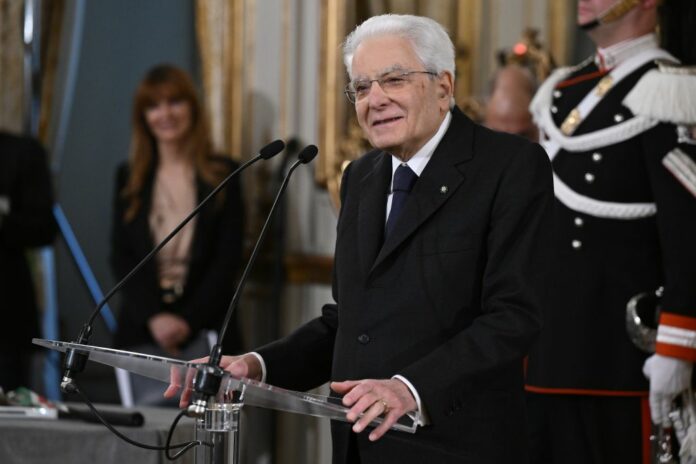 Roma - Il presidente Sergio Mattarella Incontra il team nazionale vincitore delle Coppa Davis 2024