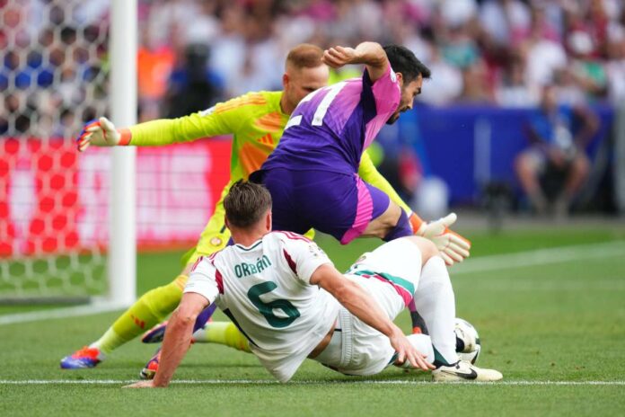 GER: Germany and Hungary. UEFA Euro 2024