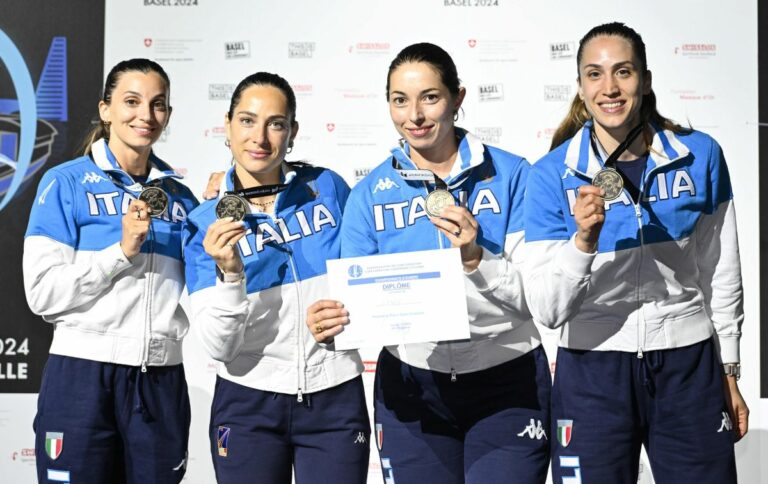 Agli Europei l’Italia è d’oro nella spada femminile