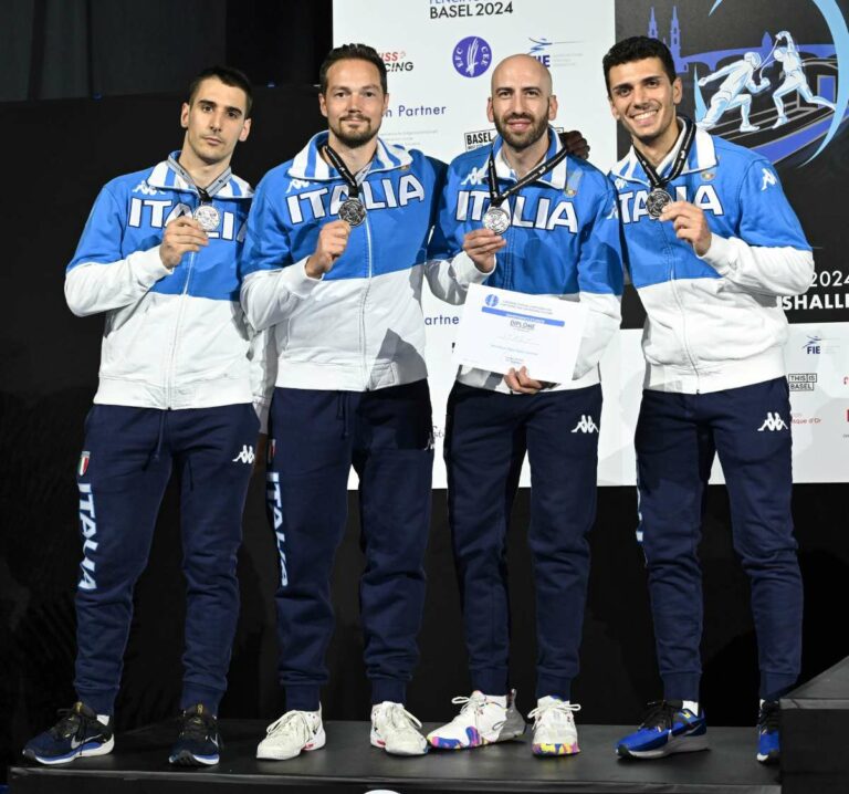 Spada maschile d’argento, 10° podio azzurro agli Europei