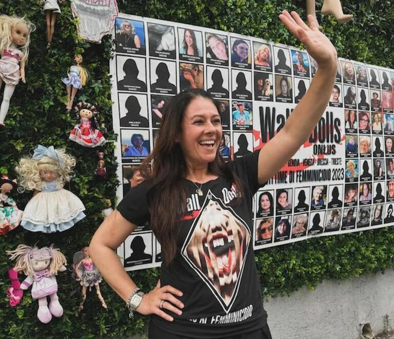 Giusy Versace festeggia a Milano i 10 anni di Wall of dolls!