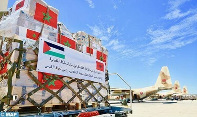 Morocco brings humanitarian aid to Gaza for the second time