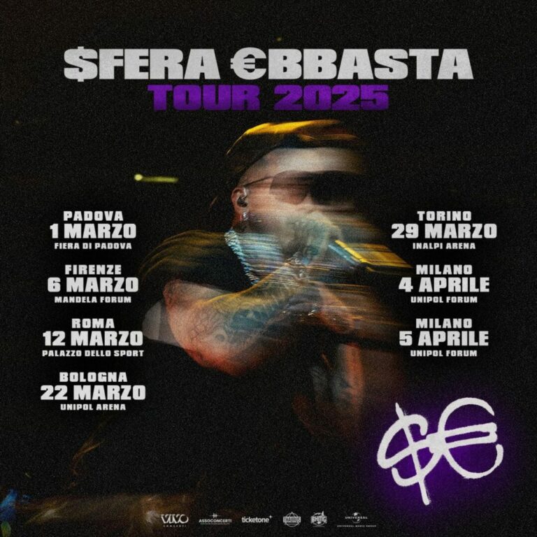 Sfera Ebbasta conquista San Siro e lancia il Tour Palasport 2025