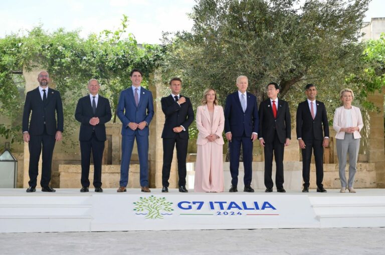 Dal G7 sostegno all’Ucraina e al piano Usa su Gaza