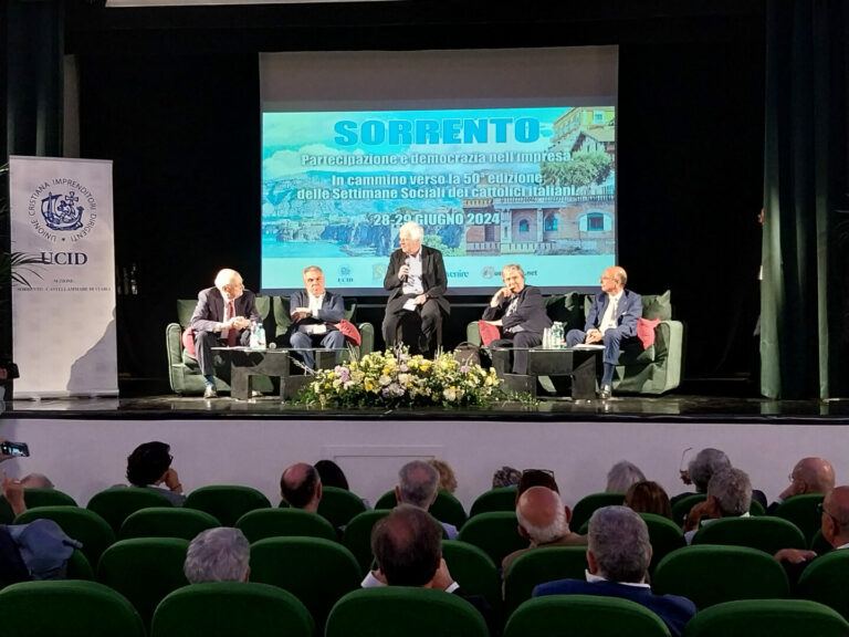 Assemblea nazionale Ucid. Partecipazione e democrazia nell’impresa.  In cammino verso le Settimane sociali dei cattolici