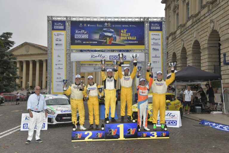 Fichera vince a Verona ma Pellè nuovo leader della Suzuki Rally Cup