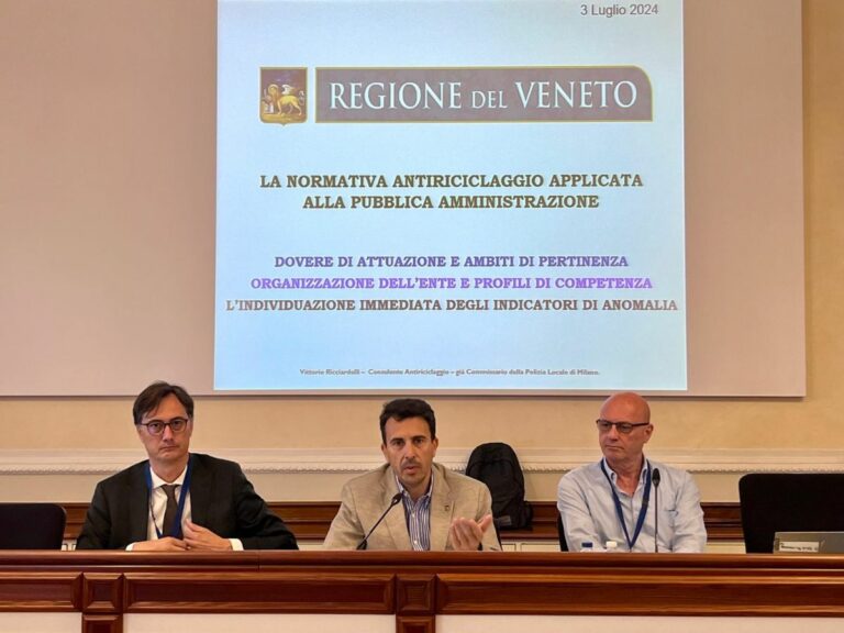 Corazzari “Regione impegnata nel contrasto al fenomeno del riciclaggio”