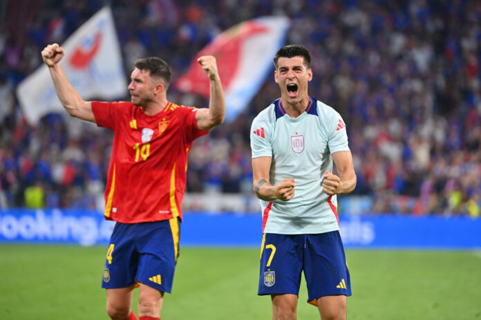 Fussball UEFA EURO 2024 Halbfinale Spanien - Frankreich 2-1 - SPAIN vs FRANCE in Munich