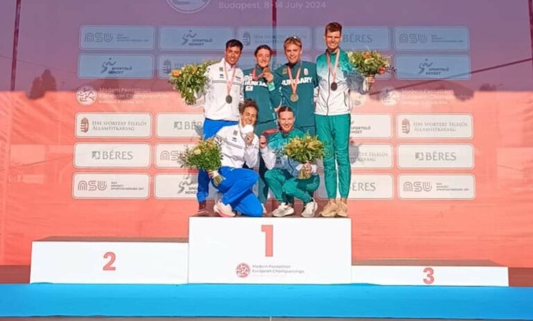 Staffetta azzurra d’argento agli Europei di pentathlon
