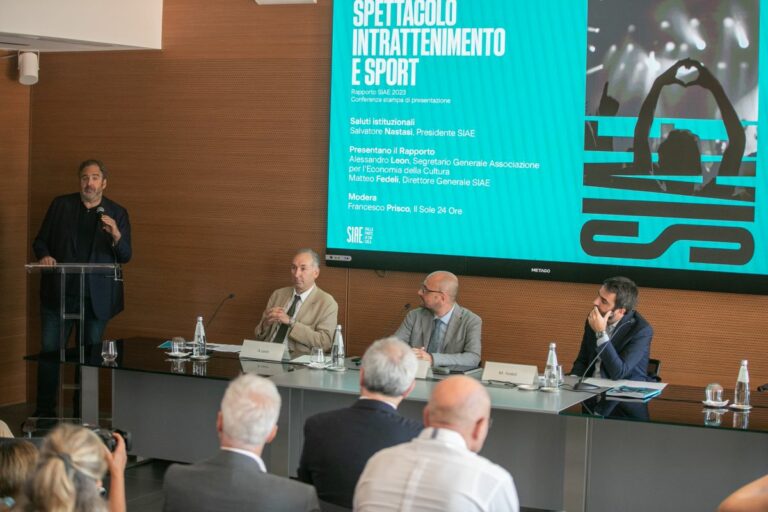 SIAE, nel 2023 aumento eventi, spettatori, spesa